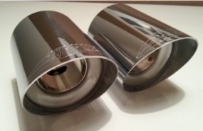 JCW Endrohrblene Chrom