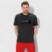 M Herren T-Shirt mit Carbon Applikation ,,Anthrazit