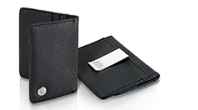 BMW Visiten- und Kreditkartenetui mit Geldscheinklammer