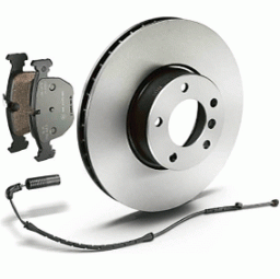 Bremsscheiben + Bremsbeläge vorne, Original BMW Paket