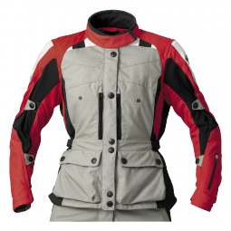 BMW Jacke GS Dry Damen ,,Grau/Rot"