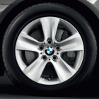 Winterkomplettradsatz auf BMW Alufelge