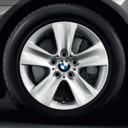 Winterkomplettradsatz auf BMW Alufelge