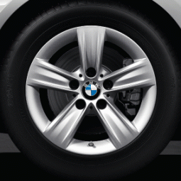 Winterkomplettradsatz auf BMW Alufelge