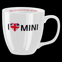 I LOVE MINI Tasse Weiss