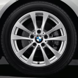 Winterkomplettradsatz auf BMW Alufelge